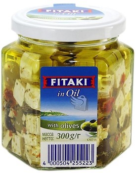 Фото Fitaki Бринза in Oil with Olives 300 г