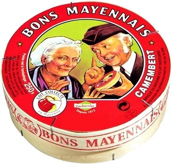 Фото Vaubernier Bons Mayennais Camembert фасований 250 г
