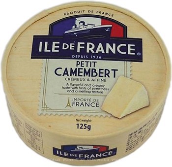 Фото Ile De France Petit Camembert фасований 125 г