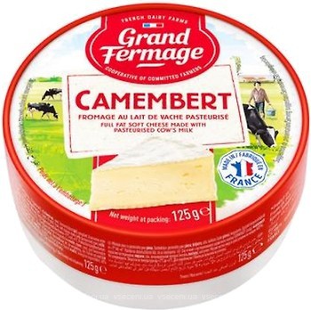 Фото Grand Fermage Camembert фасований 125 г
