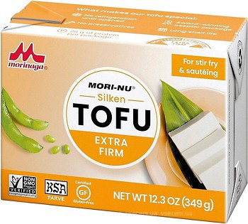 Фото Morinaga Mori-Nu Silken Tofu Extra Firm фасований 349 г
