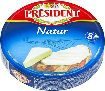 Фото President плавлений Natur фасований 140 г