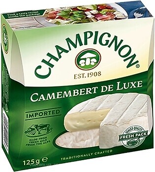 Фото Kaserei Champignon Camembert De Luxe фасований 125 г