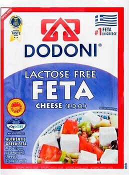 Фото Dodoni Feta Lactose Free фасований 180 г