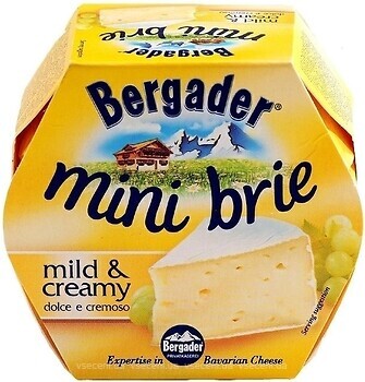 Фото Bergader Mini Brie фасований 150 г