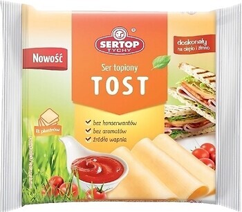 Фото Sertop плавлений Tost нарізка 130 г