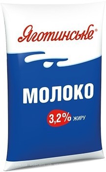 Фото Яготинське молоко 3.2% п/е 900 мл