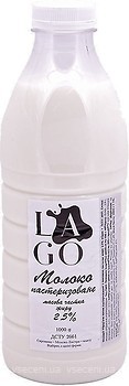 Фото Lago молоко пастеризоване 2.5% 1 кг