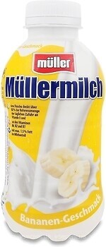 Фото Muller Mullermilch молочный напиток Банан 1.5% 400 мл