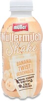 Фото Muller Mullermilch Shake молочний напій Банан 3.5% 400 мл