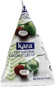Фото Kara вершки рослинні кокосові 24% 65 мл