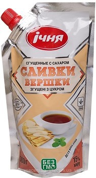 Фото Ічня вершки згущені з цукром 15% д/п 300 г