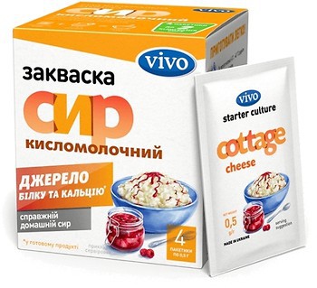 Фото VIVO сир в пакетах 4x 0.5 г