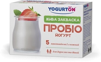 Фото Yogurton пробіо-йогурт в пакетах 5x 1 г