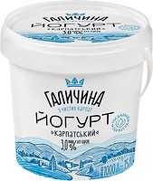 Фото Галичина йогурт густий Карпатський без цукру 3% 1 кг