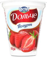 Фото Дольче йогурт густий Полуниця 3.2% 280 г