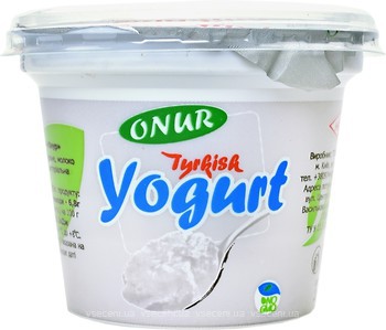Фото Onur йогурт густий Турецький 3.8% 250 г