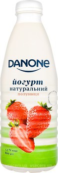 Фото Danone йогурт питний Полуниця 1.5% 800 г