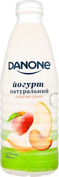 Фото Danone йогурт питний Персик-диня 1.5% 800 г