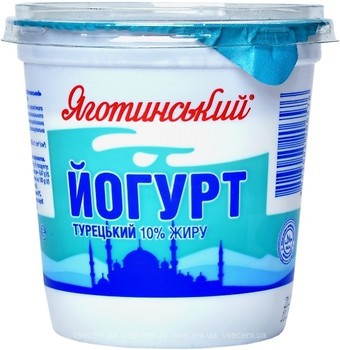 Фото Яготинське йогурт густий Турецький 10% 300 г