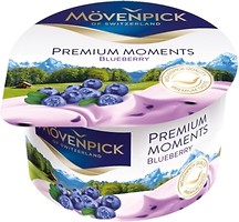 Фото Movenpick йогурт густий Premium Moments Чорниця 5% 100 г
