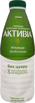 Фото Активіа йогурт питьевой Натуральный 1.5% 800 г