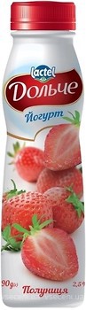 Фото Дольче йогурт питний Полуниця 2.5% 290 г