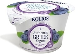 Фото Kolios йогурт густий Грецький Чорниця 0% 150 г