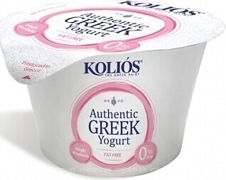 Фото Kolios йогурт густой Греческий Натуральный 0% 150 г