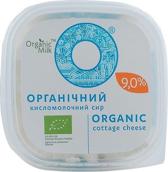 Фото Organic Milk органічний кисломолочний сир 9% 300 г