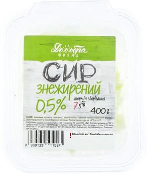 Фото Доообра Ферма сир кисломолочний 0.5% 400 г
