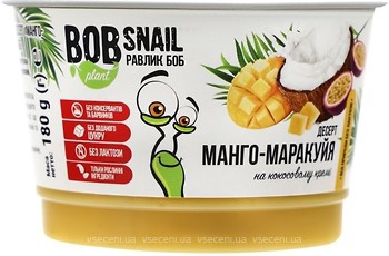 Фото Bob Snail десерт кремовий Манго-маракуйя 180 г