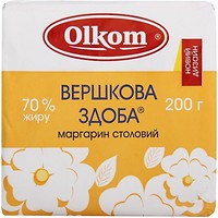 Фото Олком Вершкова здоба столовий 70% 200 г