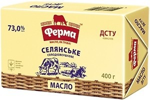 Фото Ферма солодковершкове селянське 73% 400 г