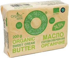 Фото Organic Milk солодковершкове органічне 74.5% 200 г