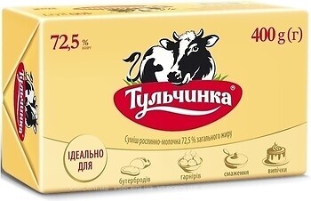 Фото Тульчинка растительно-сливочный 72.5% 400 г