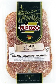 Фото Elpozo ковбаса Salami сирокопчена нарізка 80 г