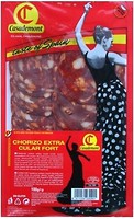 Фото Casademont ковбаса Chorizo Extra Cular Fort сирокопчена нарізка 100 г
