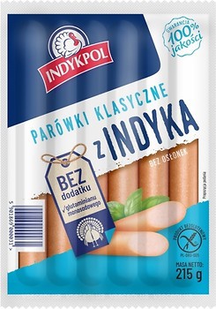 Фото Indykpol сосиски з індички варені 215 г