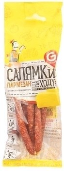Фото Глобино ковбаски Салямі Пармезан сирокопчені 85 г