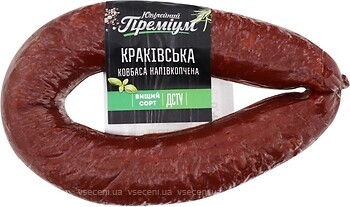 Фото Ювілейний ковбаса Преміум Краківська напівкопчена вагова
