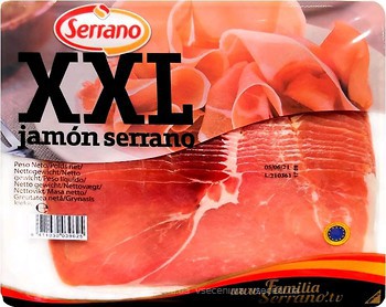 Фото Serrano хамон XXL Serrano нарезка 250 г