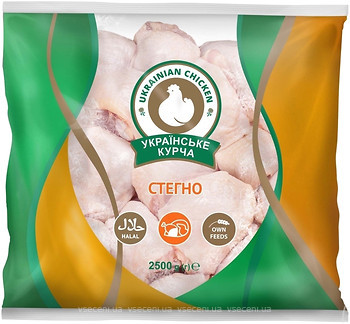 Фото Ukrainian Chicken Стегно куряче заморожене 2.5 кг