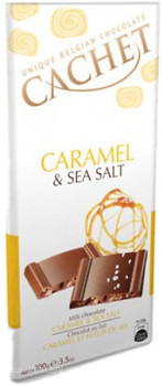 Фото Cachet молочний Caramel & Sea Salt 100 г