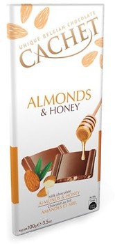 Фото Cachet молочний Almonds & Honey 100 г
