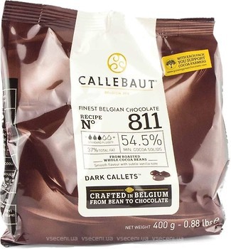 Фото Callebaut темный №811 (каллеты) 400 г
