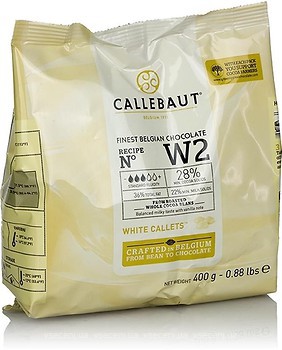 Фото Callebaut белый №W2 (каллеты) 400 г