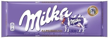 Фото Milka молочний Alpenmilch 300 г
