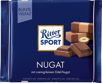Фото Ritter Sport молочный Nugat 100 г (WT00496)