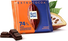 Фото Ritter Sport темный Насыщенный вкус из Перу 74% какао (Extra Cocoa) 100 г